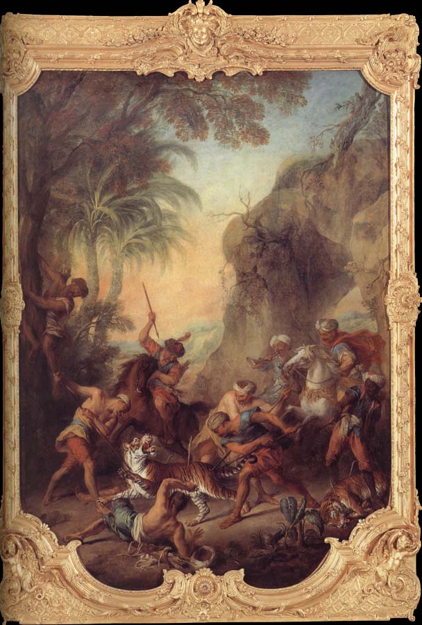 Nicolas Lancret Tiger Hunt